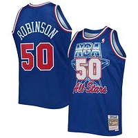 Men's Mitchell & Ness David Robinson Royal Western Conference Hardwood Classics 1992 NBA All-Star Game Swingman Jersey