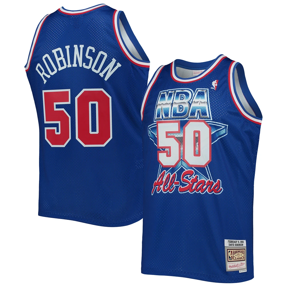 Men's Mitchell & Ness David Robinson Royal Western Conference Hardwood Classics 1992 NBA All-Star Game Swingman Jersey