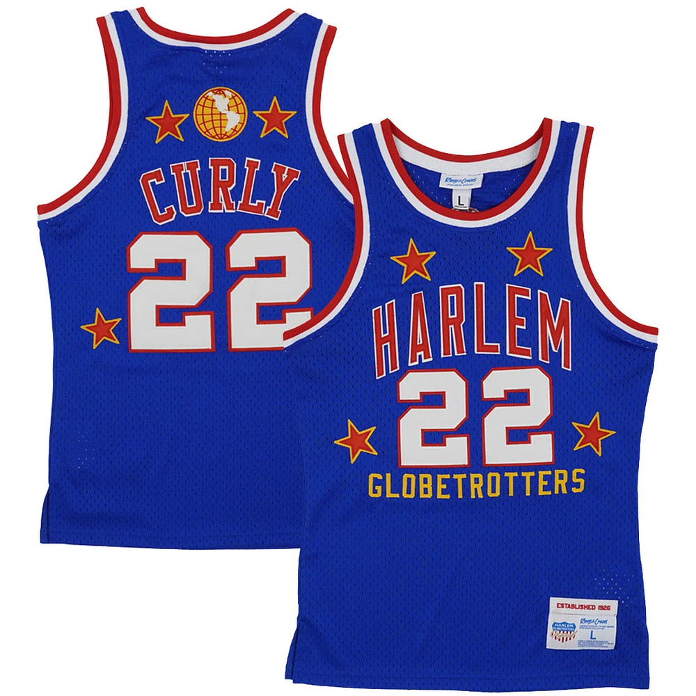 Men's Rings & Crwns Curly Neal Royal Harlem Globetrotters Throwback Swingman Jersey