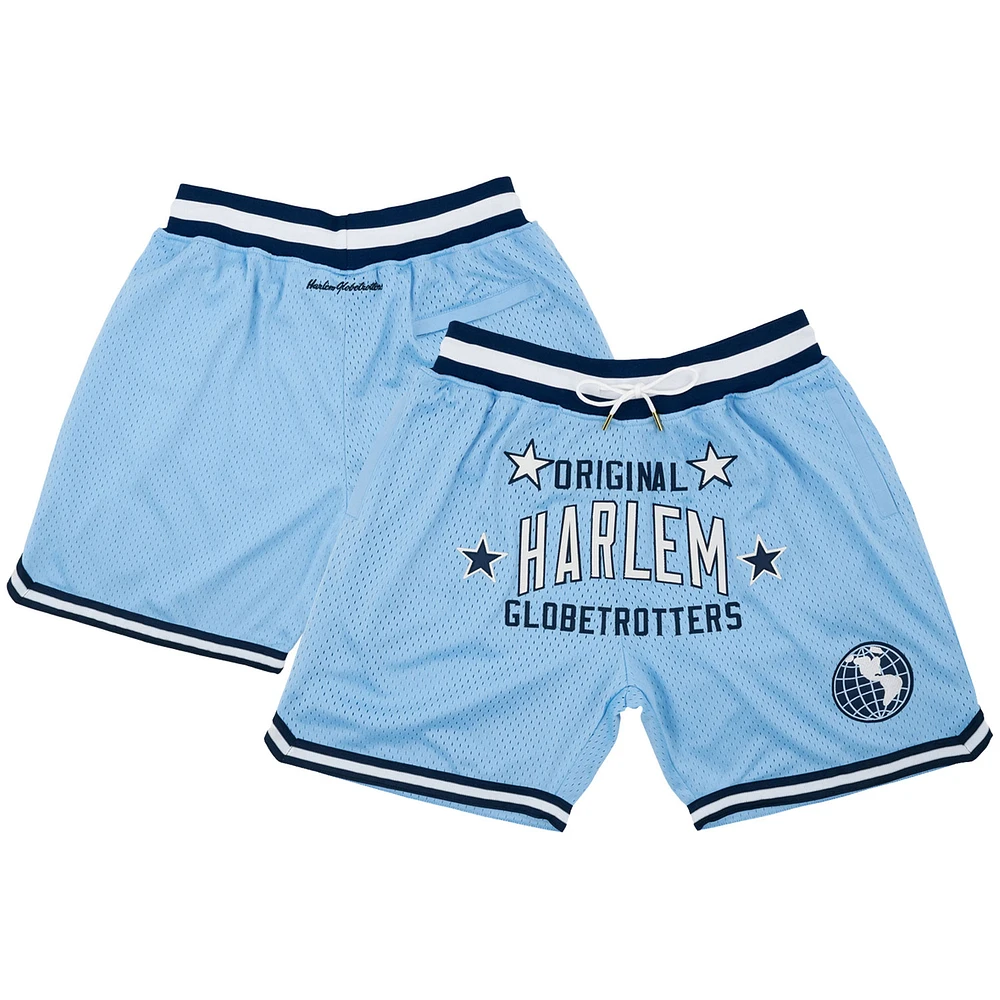 Men's Rings & Crwns Light Blue Harlem Globetrotters Triple Double Shorts