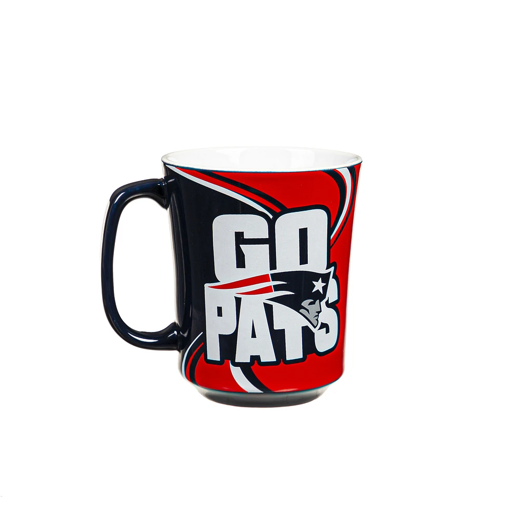 New England Patriots 14oz. Ceramic Mug with Matching Box