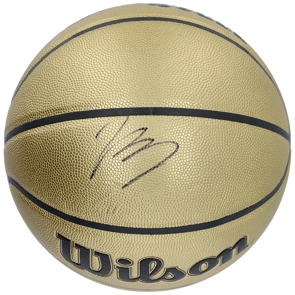 Brandon Ingram Toronto Raptors Autographed Wilson Gold Basketball