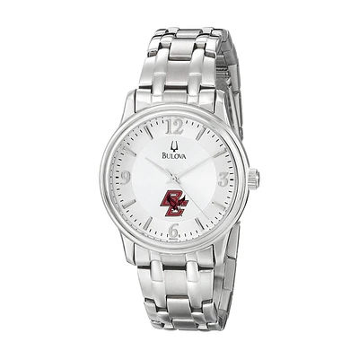 Men's Bulova Silver Boston College Eagles