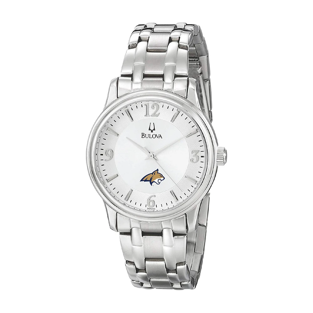 Men's Bulova Silver Montana State Bobcats
