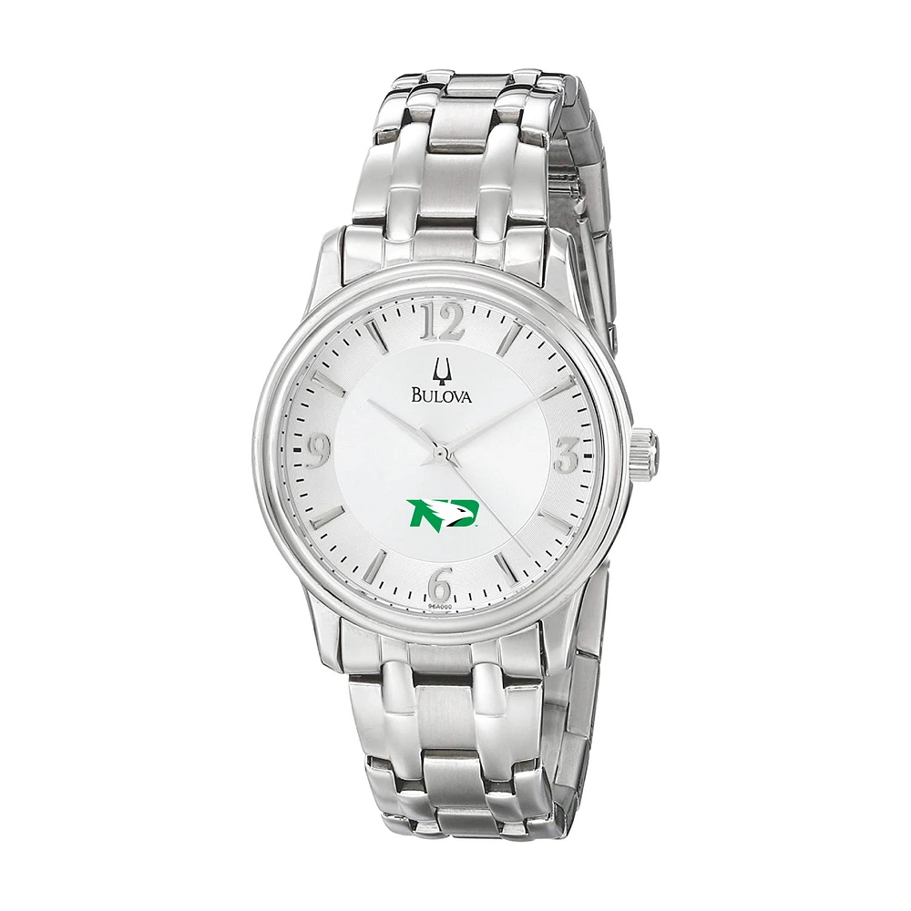 Men's Bulova Silver North Dakota