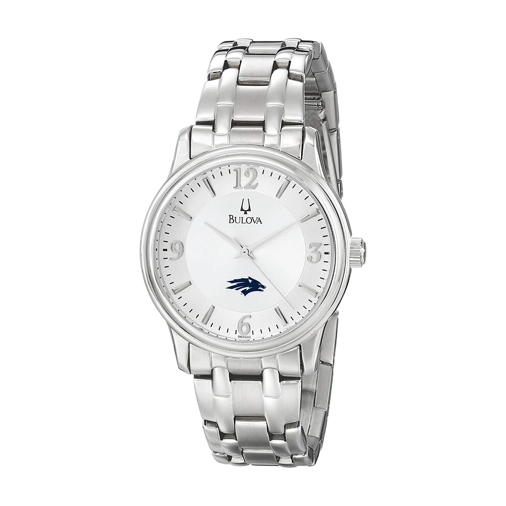 Men's Bulova Silver Nevada Wolf Pack