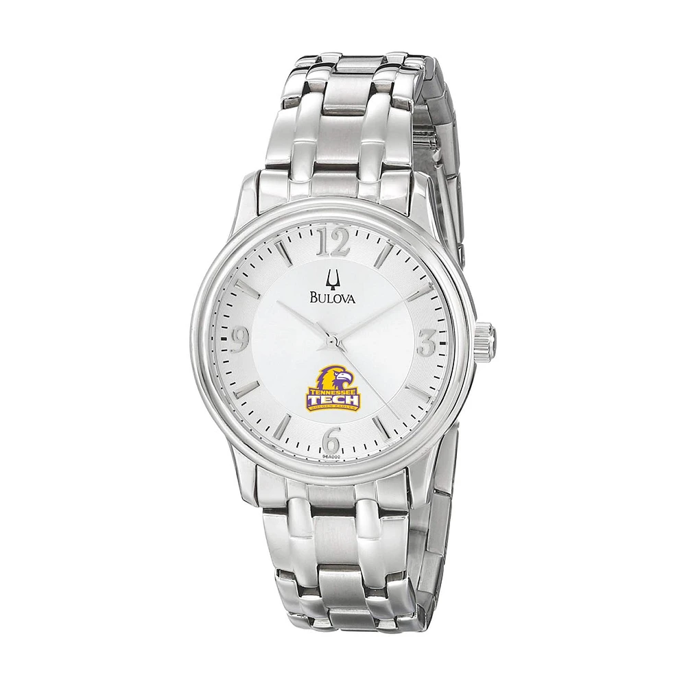 Men's Bulova Silver Tennessee Tech Golden Eagles