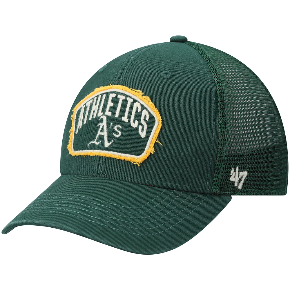 Men's '47 Green Athletics Cledus MVP Trucker Snapback Hat