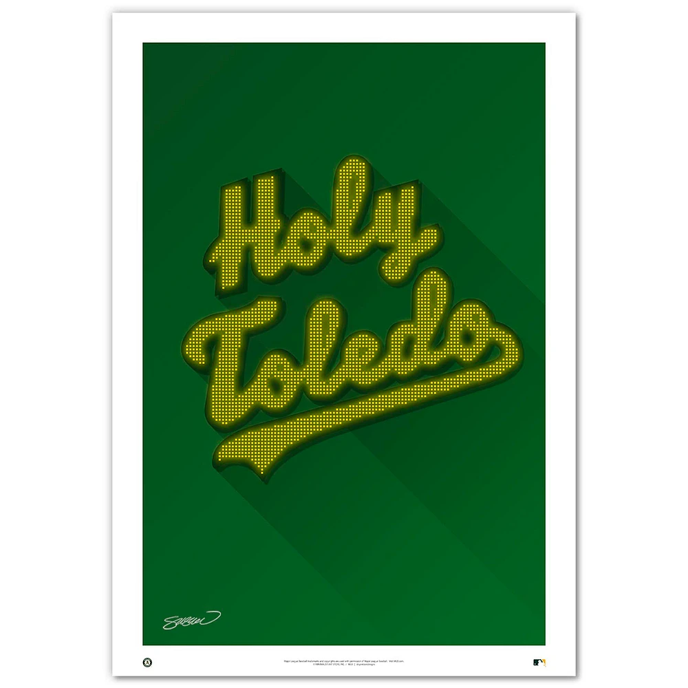 Athletics Minimalist Coliseum 14'' x 20'' Fine Art Print