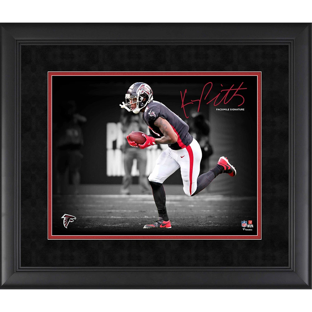 Kyle Pitts Atlanta Falcons Facsimile Signature Framed 11" x 14" Spotlight Photograph
