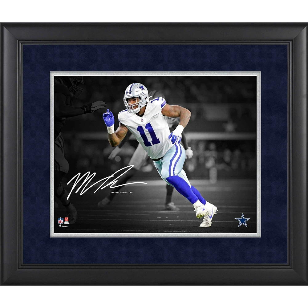 Micah Parsons Dallas Cowboys Facsimile Signature Framed 11" x 14" Spotlight Photograph