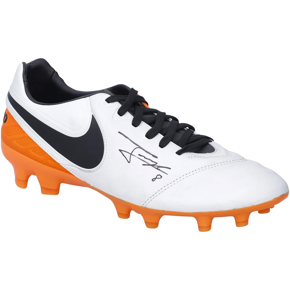 Jorginho Chelsea Autographed White and Orange Nike Tiempo Legend Cleat