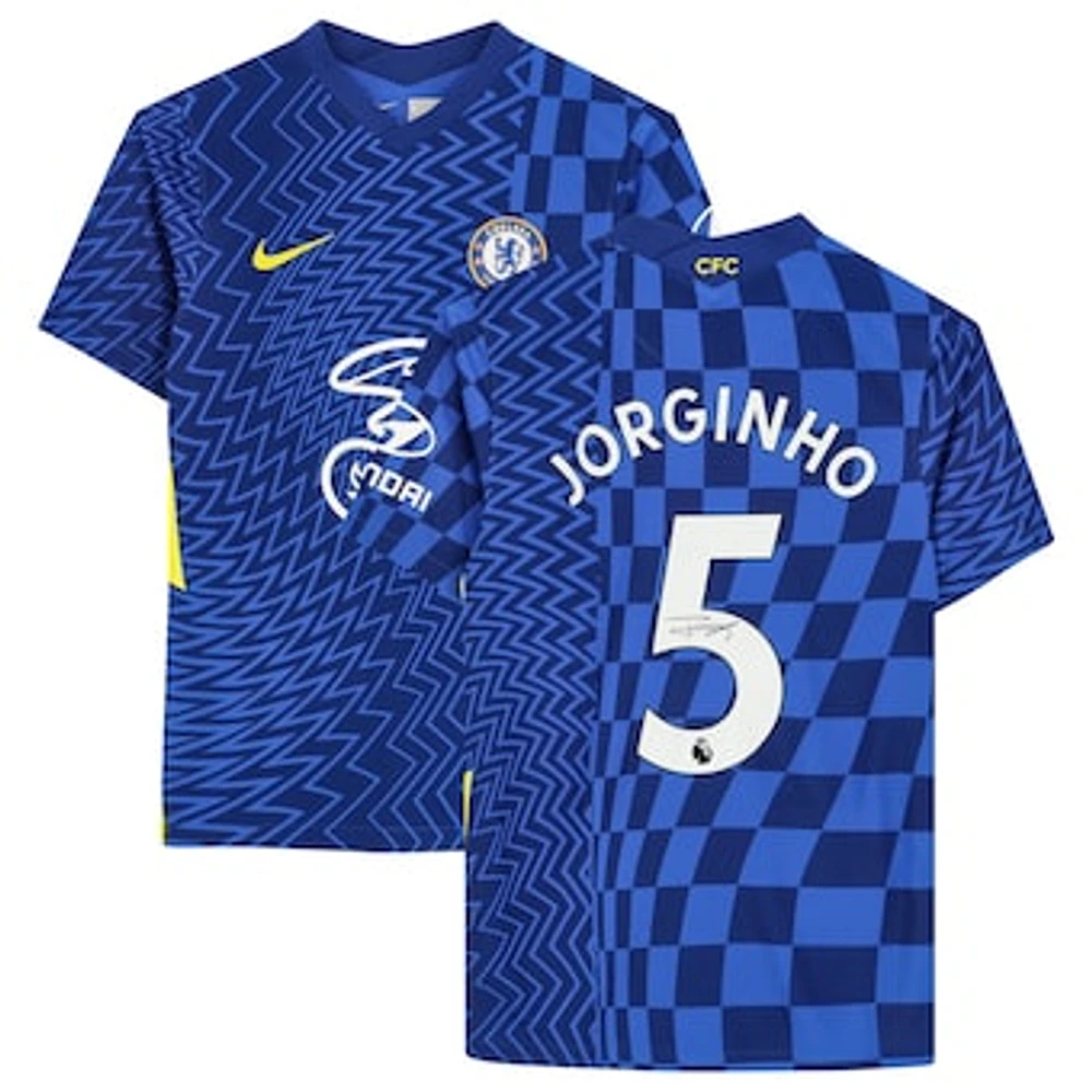 Jorginho Chelsea Autographed 2021-22 Home Jersey