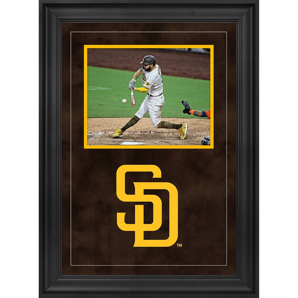San Diego Padres Deluxe Framed 8" x 10" 2020 Logo Horizontal Photograph Frame with Team Logo