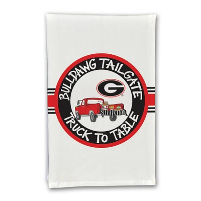 Georgia Bulldogs Truck to Table Hand Towel