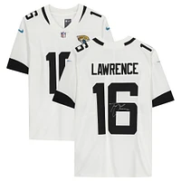 Trevor Lawrence White Jacksonville Jaguars Autographed Nike Limited Jersey