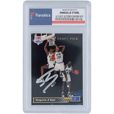 Shaquille O'Neal Orlando Magic Autographed 1992 Upper Deck #1B Rookie Card