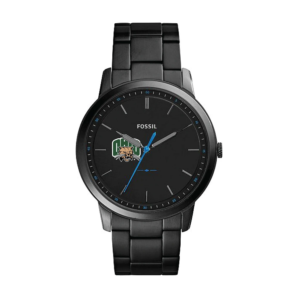 Fossil Ohio Bobcats The Minimalist Slim Stainless Steel Watch