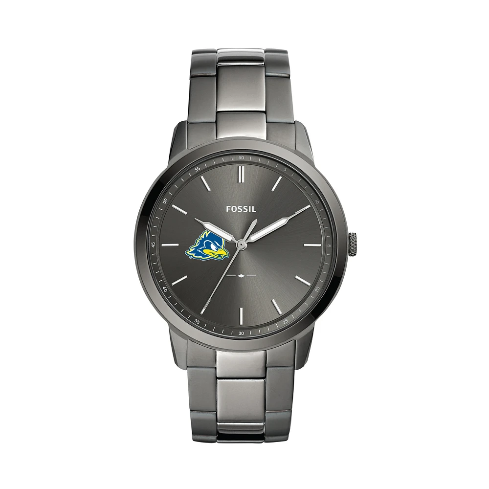 Fossil Delaware Fightin' Blue Hens The Minimalist Three-Hand Smoke Watch