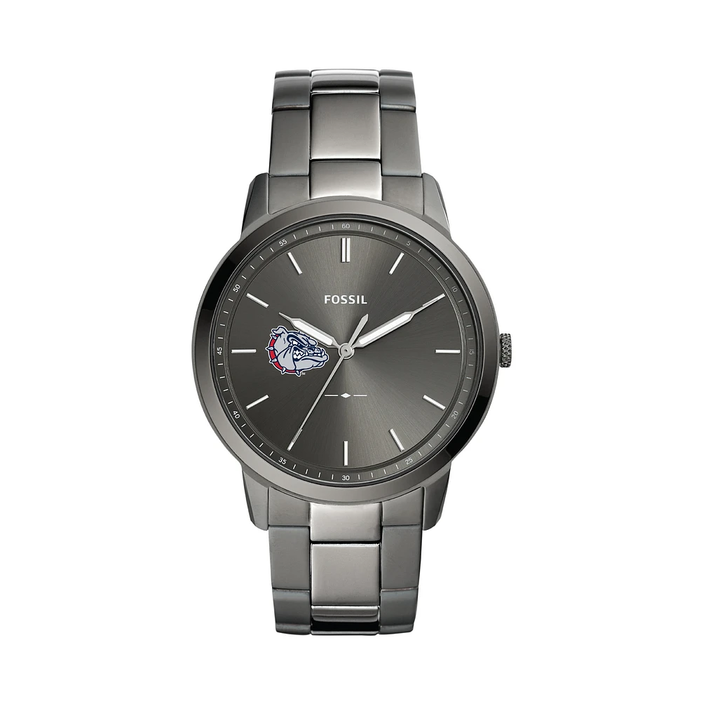 Fossil Gonzaga Bulldogs The Minimalist Three-Hand Smoke Watch