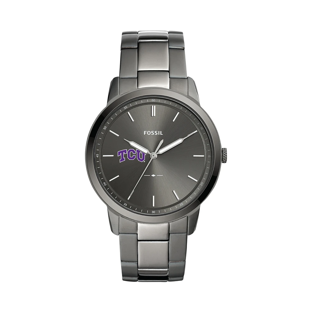 Fossil TCU Horned Frogs The Minimalist Three-Hand Smoke Watch