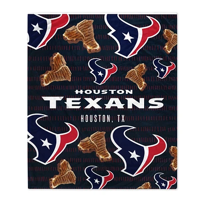 Houston Texans 60'' x 70'' Hometown Logo Fleece Blanket