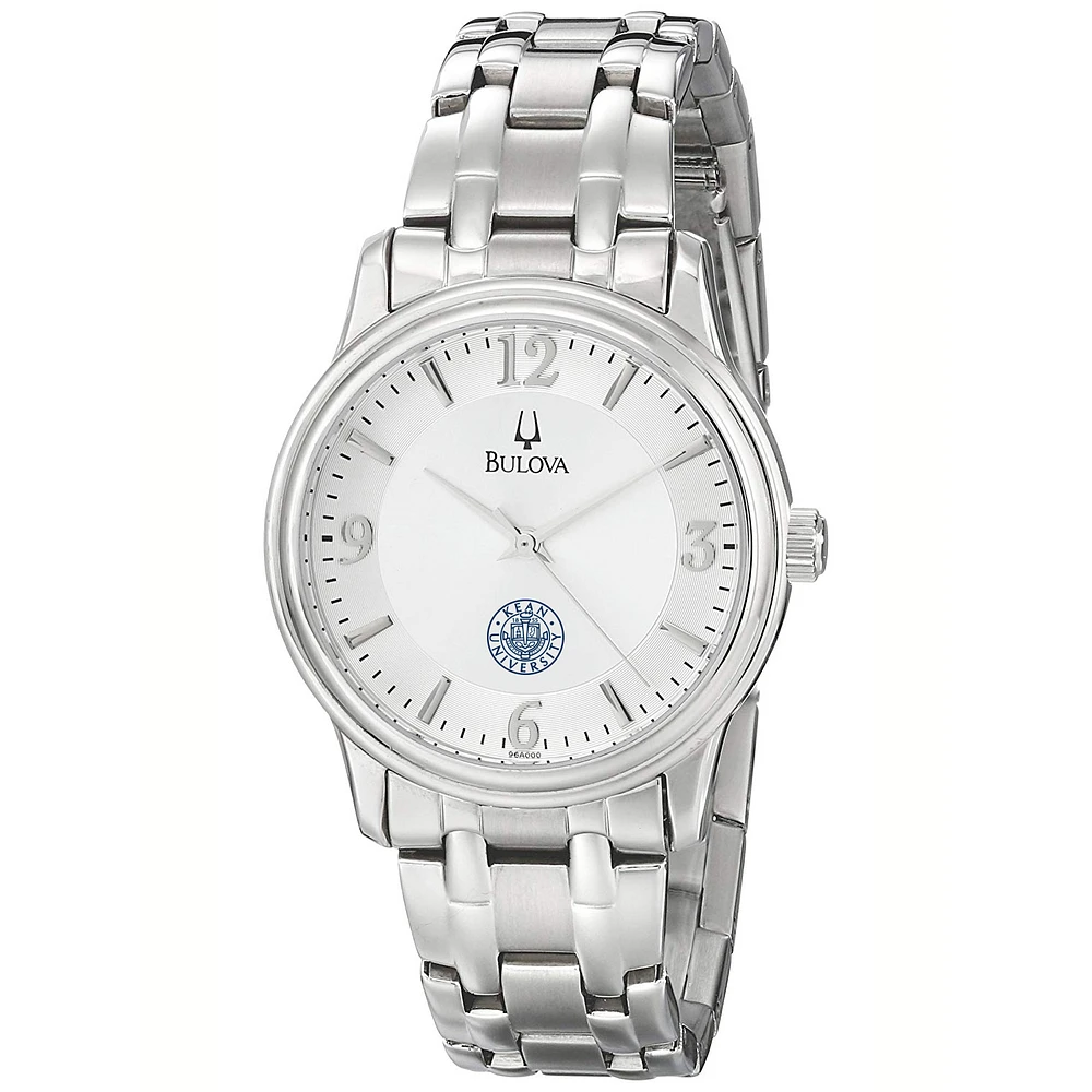 Men's Bulova Silver Kean University Cougars