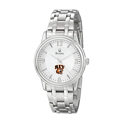 Men's Bulova Silver Rochester Institute of Technology Tigers