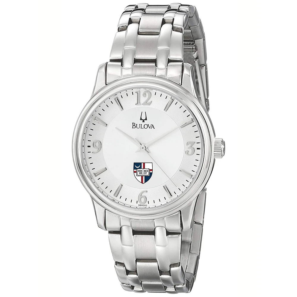 Men's Bulova Silver Catholic University Cardinals
