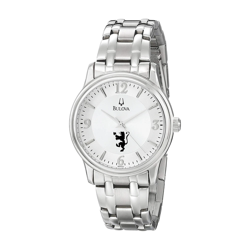 Men's Bulova Silver St. Olaf Oles