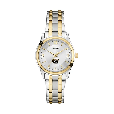 Women's Bulova Silver/Gold Oakland Golden Grizzlies Classic Two-Tone Round Watch