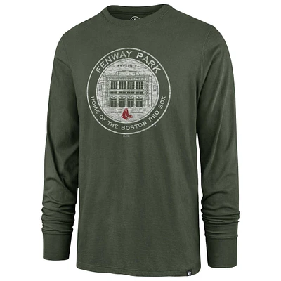 Men's '47 Green Boston Red Sox Fenway Coin Long Sleeve T-Shirt