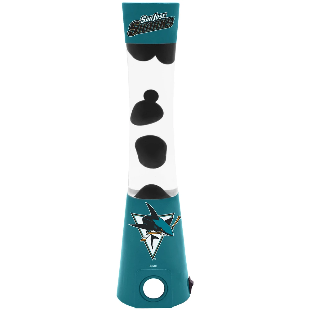 San Jose Sharks Magma Lamp with Bluetooth Speaker