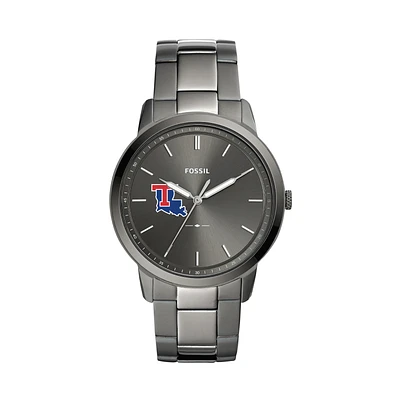Fossil Louisiana Tech Bulldogs The Minimalist Three-Hand Smoke Watch