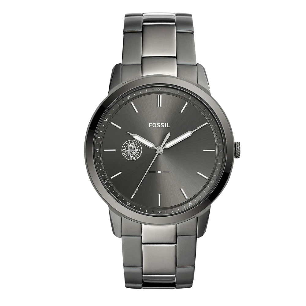 Fossil Kean University Cougars The Minimalist Three-Hand Smoke Watch