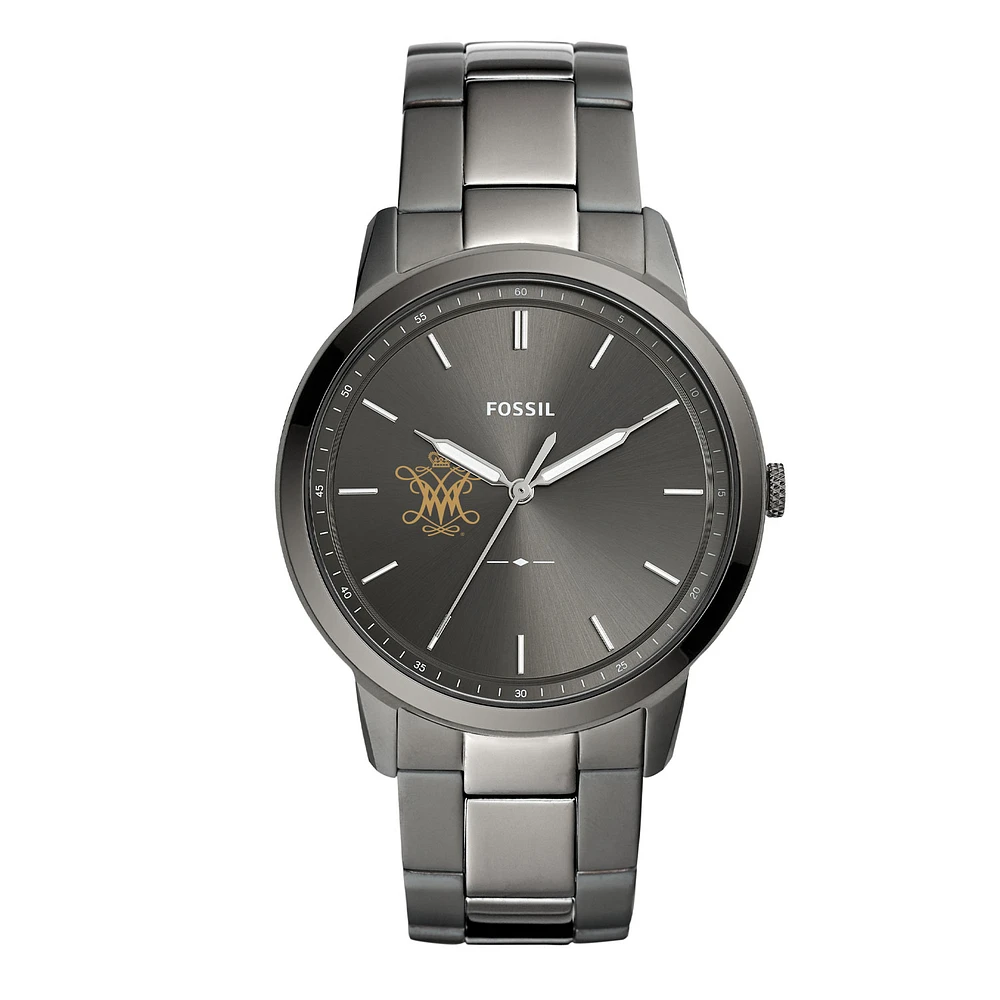 Fossil William & Mary Tribe The Minimalist Three-Hand Smoke Watch
