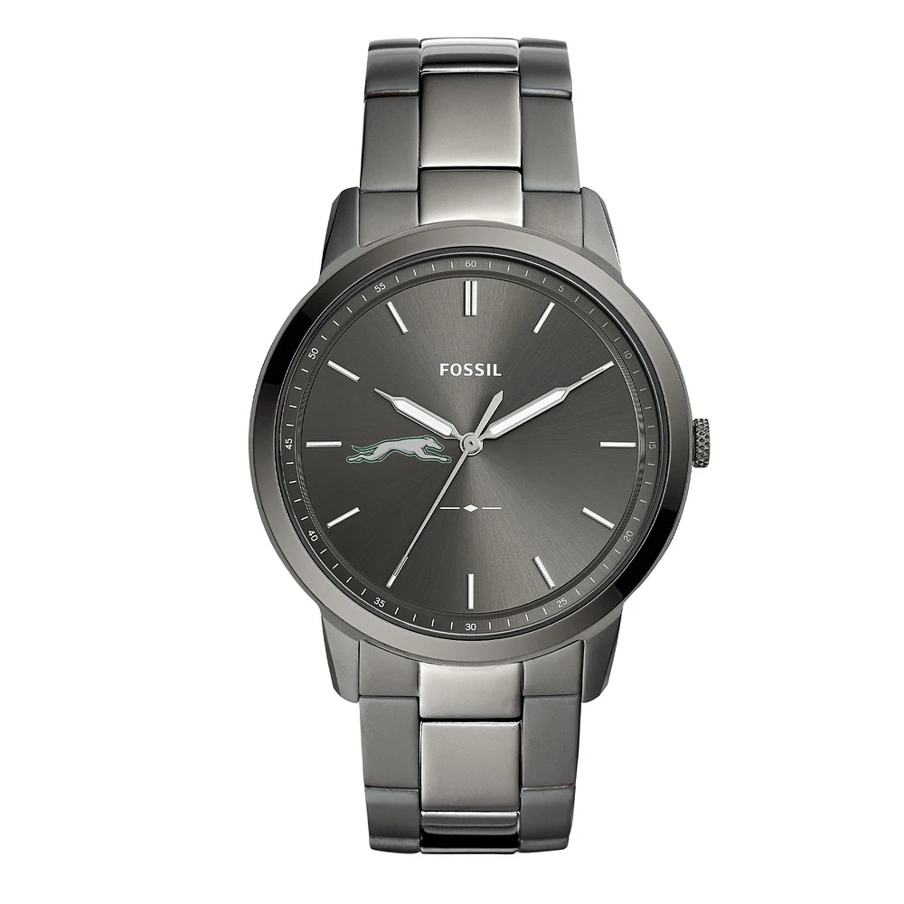 Fossil Eastern New Mexico Greyhounds The Minimalist Three-Hand Smoke Watch