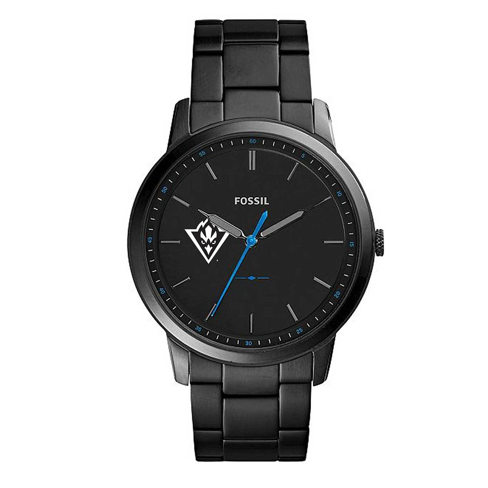 Fossil UNC Wilmington Seahawks The Minimalist Slim Stainless Steel Watch