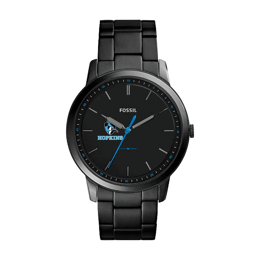 Fossil Johns Hopkins Blue Jays The Minimalist Slim Stainless Steel Watch