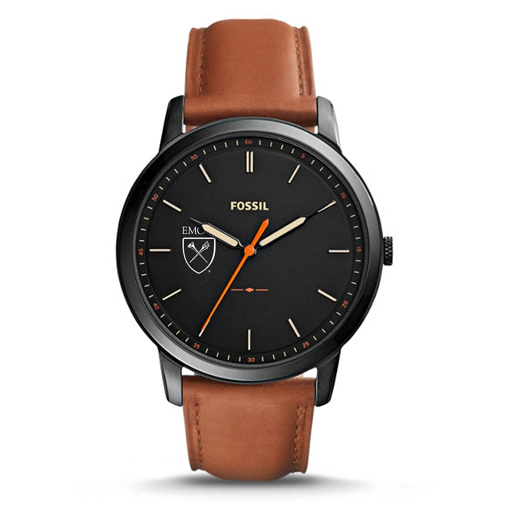 Fossil Emory Eagles The Minimalist Slim Light Brown Leather Watch