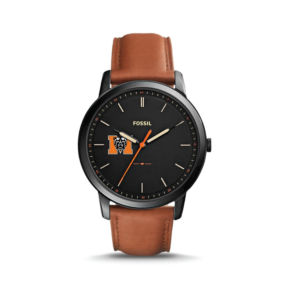 Fossil Mercer Bears The Minimalist Slim Light Brown Leather Watch