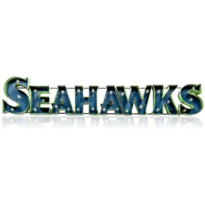 Imperial Seattle Seahawks 8.75'' x 57.75'' Lighted Recycled Metal Sign