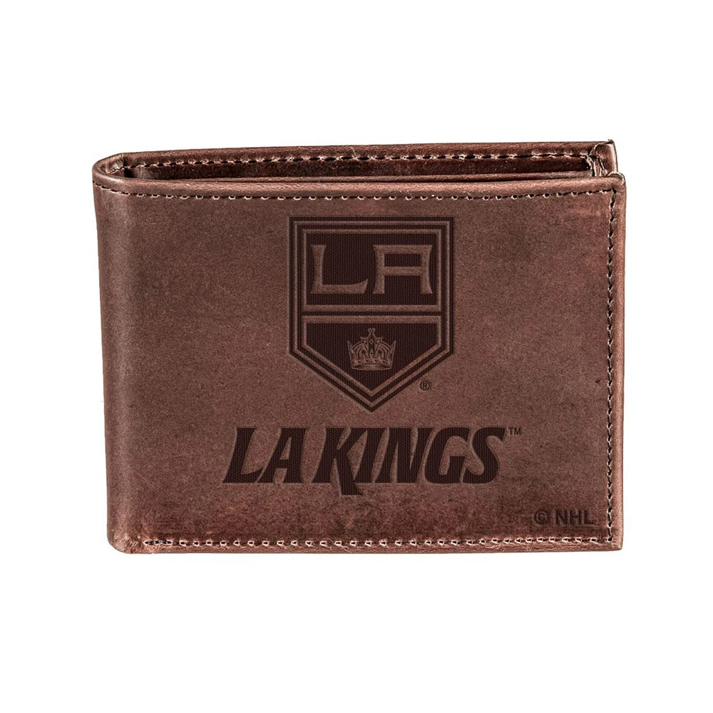 Brown Los Angeles Kings Bifold Leather Wallet