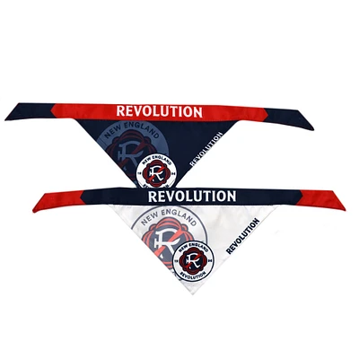 Little Earth New England Revolution Two-Pack Pet Bandana Set