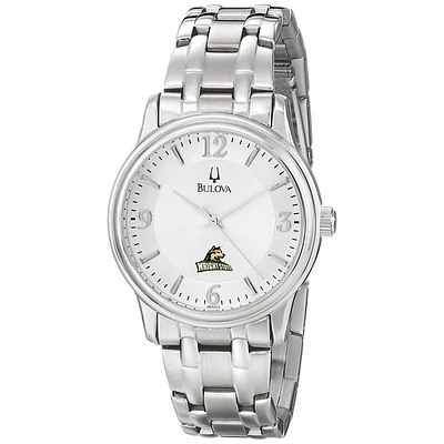 Men's Bulova Silver Wright State Raiders
