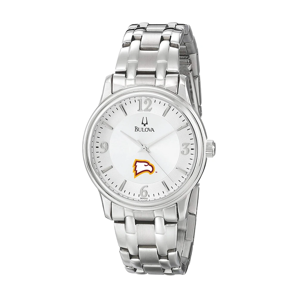 Men's Bulova Silver Winthrop Eagles