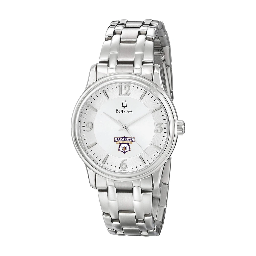 Men's Bulova Silver Nazareth College Golden Flyers