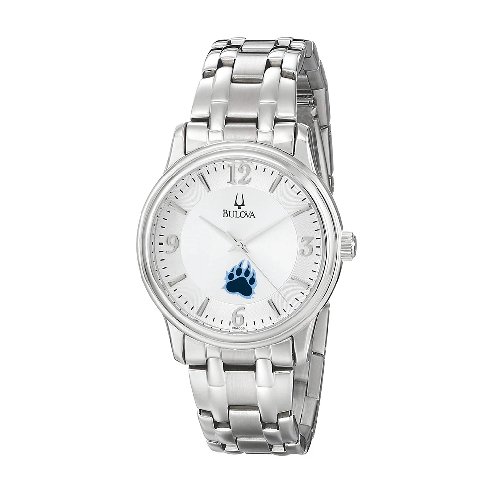 Men's Bulova Silver CUNY Baruch College