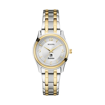 Women's Bulova Silver/Gold Berklee College of Music Classic Two-Tone Round Watch