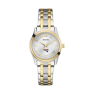 Women's Bulova Silver/Gold Carroll University Pioneers Classic Two-Tone Round Watch